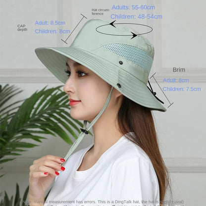Summer Baby Sun Hat for Boys and Girls Outdoor Neck Ear Cover Anti UV Travel Hats Autumn Kids Beach Caps Bucket Cap 2-8 Years