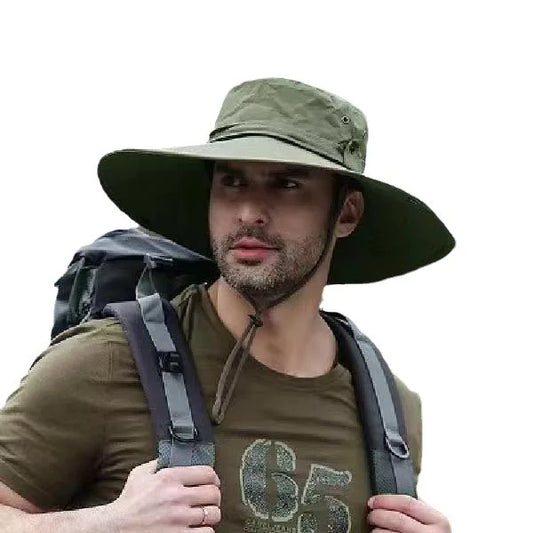 Fishing Hat Men's Sunscreen Hat Summer Outdoor Sunscreen Hat Breathable Fisherman's Hat Mountaineering Hat