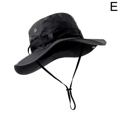 New Sun Hats for Men Outdoor Fishing Cap Wide Brim Anti-UV Protection Women Bucket Hat Summer Hiking Fisherman Caps