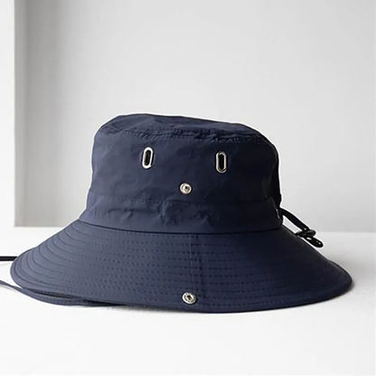 Summer Sun Hats UV Protection Outdoor Hunting Fishing Cap for Men Women Hiking Camping Visor Bucket Hat Neck Flap Fisherman Hat